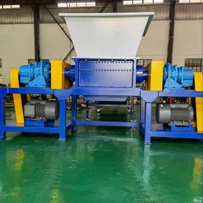 China Professional excellent quality high productivity and reasonable price twin shaft metal plastic shredder machine for sale