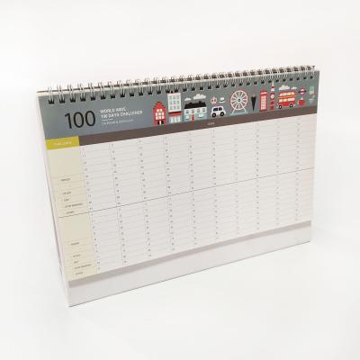 China Table Calendar Desk Decoration Tear Off Calendars Custom Printed Daily 2021 Desk Calendar for sale