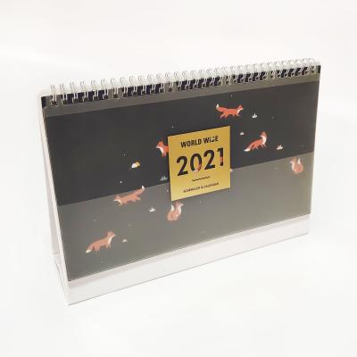 China Table Calendar 2021 Newcomers Table Tear Off Calendar Printing 365 Day Custom Creative Chinese Desk Calendar for sale