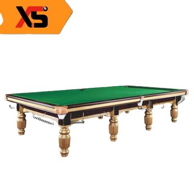 China 2023 real leather 12ft pocket high quality hot sale professional tournament pool hot sale strachan billiard board on sale for sale