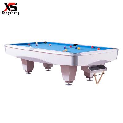 China Wholesale 8ft/9ft Standard Size Slate Carom Snooker Pool Table Auto-Balls System Standard Size Solid Wood Pool Table for sale