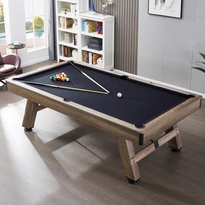 China Modern Aesthetic Design Styles Snooker Billiard Table Top Quality Solid Wood Multifunctional Billiard Table For Sale for sale