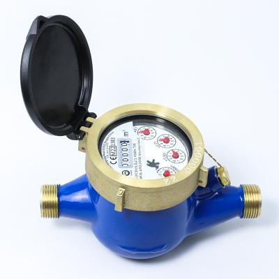 China Semi-dry/Liquid Filled Type Water Meter Class C/R80/R160/Residential/Domestic Multi-jet Loss Low Pressure for sale