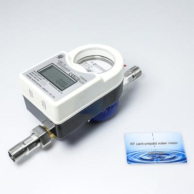 China Residential / Domestic Smart RF Card Water Meter Class B R80 R100 Electromechanical Separation With RF Card for sale