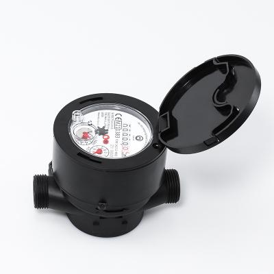 China Residential/Domestic AMR AMI Single-Jet Dry Type Water Meter Class C R160 Plastic Composite Body With External Calibration HRI Plastic Register for sale