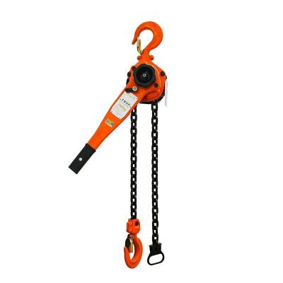 China Manual Crane Lift 1-1/2 Ton Lever Chain Puller Chain Lifter Cheap Construction Crane Block Hand Lever Chain Block for sale