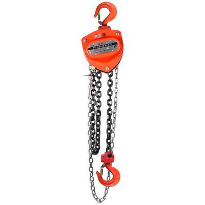 China Hotels Chain Pulley Block 0.5 Ton 30 Ton Reach 3m To 6m VD Type Manual Chain Hoist for sale