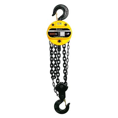 China High Quality Hand Crane Manual Hotels Chain Block Crane Hook Block HS Type Chain Hoist for sale