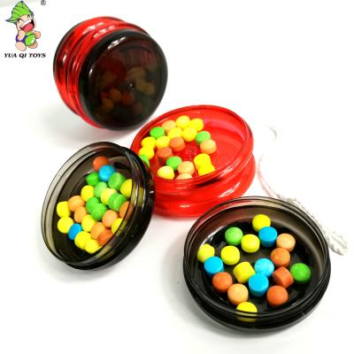 China Cartoon Toys Soft Candy Yoyo Shape Candy Toys Without Candy for sale