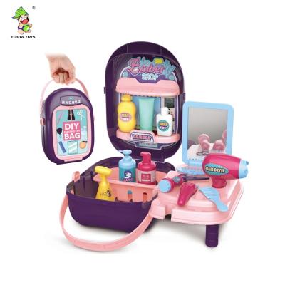 China Environmental Kids Play House Hairdressing Kits Toys Pretend Play Toys For Kid Girls Play Toy for sale