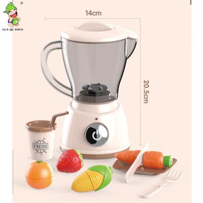 China 2021 Environmental Most Popular Children's Play Set Home Kitchen Set Toys Juice Maker Pretend Play Toys For Children for sale