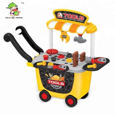 China NO Function Plastic Tool Kit Pretend Tools Toys Tools Cart Good Gift For Kids for sale