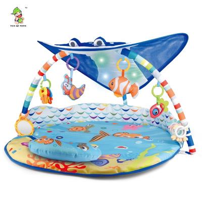 China Baby Toy Fitness Mat Baby Blanket Educational Fun Marine Fitness Blanket for sale