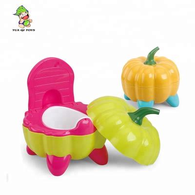 China No Function Plastic Baby Toilet Pumpkin Toilet Seat Toys For Kids for sale