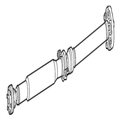 China Auto-Linie Propeller-Antriebsachse für Rückseiten-Antriebsachse 1664107600 Mercedes-Soems Gls Gl 63 Amg zu verkaufen