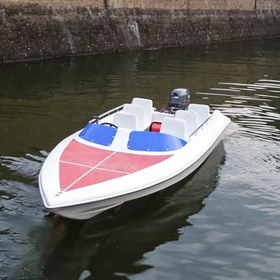 China Hot Sales 6 Seats Support Customization Fiberglass Bait Speed ​​Boat Yacht Water Play Equipment for sale