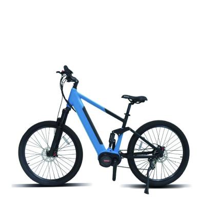 China Fat tire mountain e bike electric mountain bike full carbon steel suspension 250w 350w 500w 750w 1000w for sale