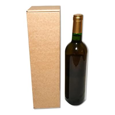 China Corrugated Corrugated Wine Box Paper Packaging Boxes Recyclable Corrugated Ad Material Eco Friendly for sale