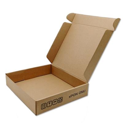 China Recyclable Cheaper Custom Printed Full Black Packaging Paper Box Black Kraft Paper Box Mailer Boxes for sale