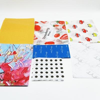 China Recycled Materials Tissue Papers Wrapping Jewelry Cloth Pants Electronic Earrings Logo Sizes Custom Gift Wrapping Paper for sale