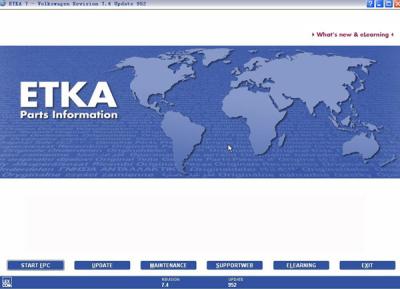 China ETKA Electronic Catalogue V7.5 For Audi VW Seat Skoda for sale