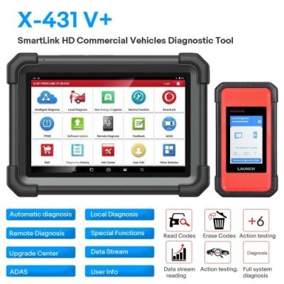 China LAUNCH X431 V+ SmartLink HD Heavy Duty Diagnostic Tool For 12V /24V Trucks for sale