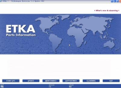 China ETKA Electronic Catalogue V8.1 For Audi VW Seat Skoda Update Online for sale