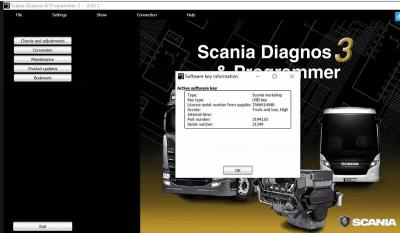 Cina Scania SDP3 2.62.1 2024 ultima versione del software per Scania Truck in vendita