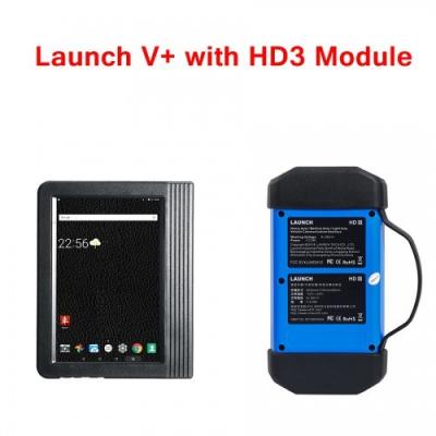 China Scanner der Produkteinführungs-X431 V+ 10,1 Zoll Tablet-globale Version mit Modul-Arbeit X431 HD3 über Autos 12V u. 24V und LKWs zu verkaufen