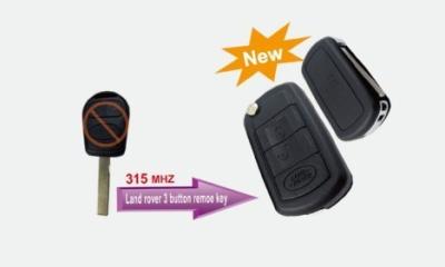 China 315MHZ Land Rover Remote Key with 3 Buttons, Car Transponder Key Blanks for sale