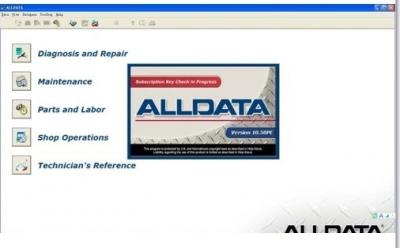 China Selbstbewegende Diagnose-Software Alldata V10.52 zu verkaufen