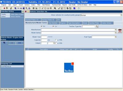 China Tecdoc Tec.Doc Epc selbstbewegende Diagnose-Software des Ersatzteil-Katalog-04/2012 zu verkaufen