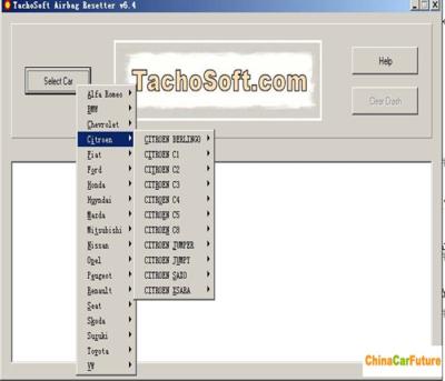 China Selbstdiagnose-Software Tachosoft-Airbag Resetter V6.4 Airbag ECU-Modelle Abdeckungs-450 zu verkaufen