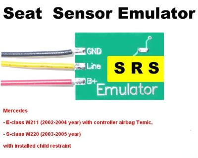 China Berufs-SRS1 Mercedes setzen Sensor-Nacheiferer, Mercedes-Auto-Reparatur-Störungssuche-Werkzeug zu verkaufen