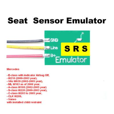 China SRS3 Mercedes asientan el emulador del sensor con el saco hinchable del indicador apagado, localización de averías de la reparación del coche en venta