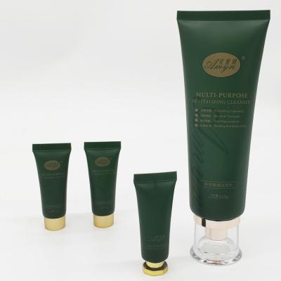 China Soft Cosmetic Tube Factory OEM Custom Cosmetic Tube Small Dark Green Plastic Cosmetic Tube for sale