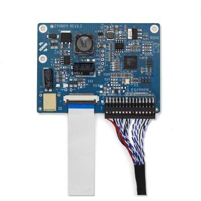 China ZY08011 TFT Driver Board EDP To LVDS Adapter Board 12V Supply Voltage for sale