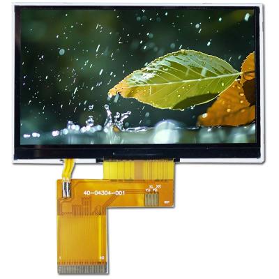 Cina 4.3 pollici TFT Display Module 480*272 pixel TFT LCD Screen 350 Nits Luminosità in vendita