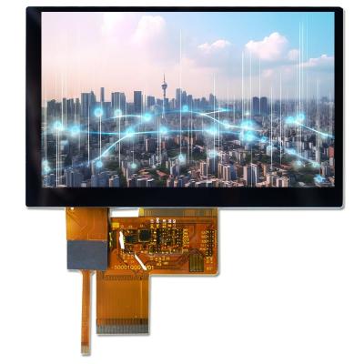 中国 800*480px 5 インチ LCD パネル 450 ニット アウトドア Ip65 タッチスクリーンモニター 販売のため