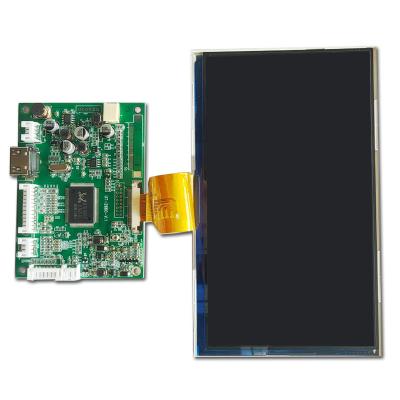 Cina 7 pollici HDMI LCD USB Capacitive Touch 1024x600, angolo di visione IPS Display HDMI TFT in vendita