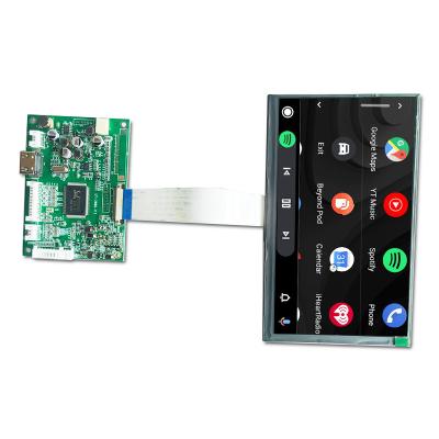 China Display LCD HDMI de 7 polegadas com placa de controle HDMI VGA IPS ângulo de visão à venda