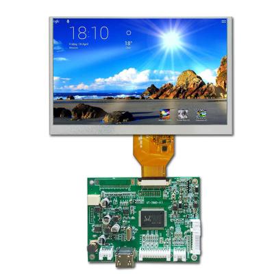 China 7 inch TFT-kleurenscherm met HDMI-naar-LVDS-converterbord Te koop