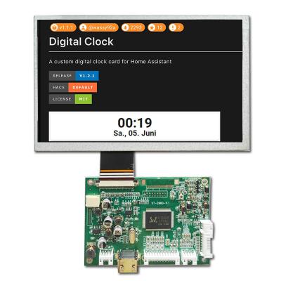 Κίνα 7 ιντσών οθόνη LCD 1024*600 με RGB σε HDMI πλακέτα προς πώληση