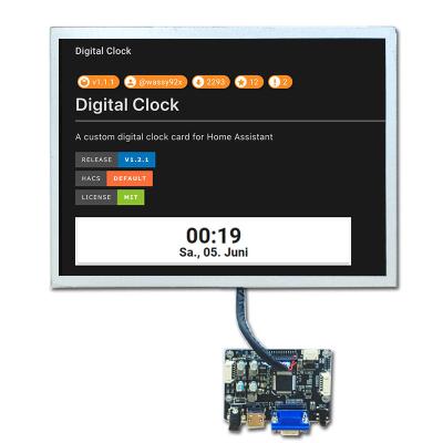 Cina schermo LCD VGA da 15 pollici con scheda del driver LCD in vendita