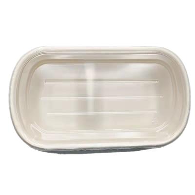 China Plastic Environmental Friendly Reusable Biodegradable Tableware Set Customized Biodegradable Portable Disposable Tableware Set for sale