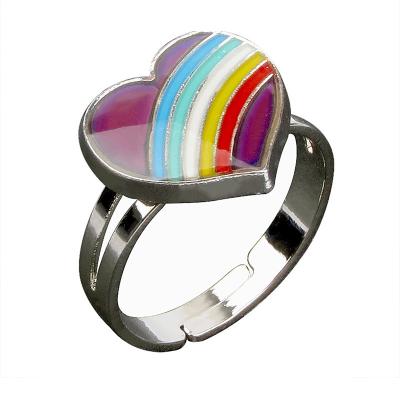 China CLASSIC Hot Selling 12 Color Mood Ring High Quality Stones Ring Adjustable Ring Jewelry for sale