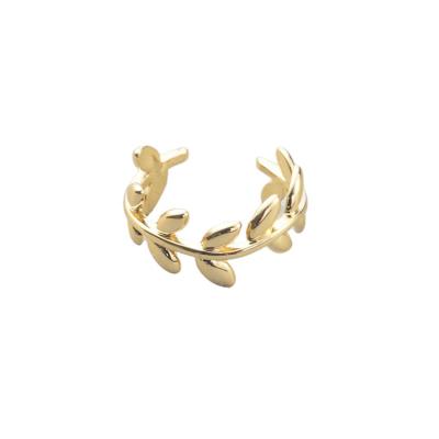 China CLASSIC Creative Branch Ring Small Fresh And Simple Ring Ladies Wave Ring Manufacturer open for sale