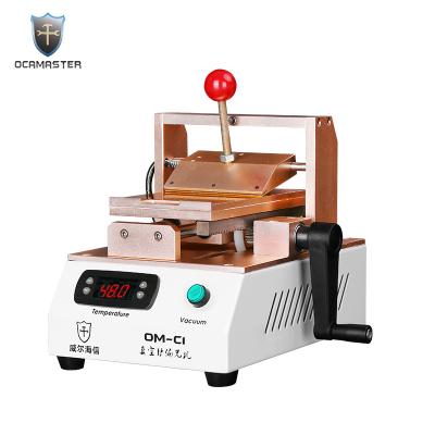 China Latest Repair LCD Broken Glass For iPhone Smartphone Repairing Polarizer Film Remover Machine OM-C1 For Broken LCD Refurbish for sale