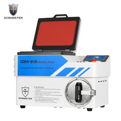 China Machine Repair Shop OCAMaster OM-K6 Pro Automatic Mobile EDGE LCD Making Machine Airbag OCA Laminating Machine For Samsung iPhone OLED/LCD Reuse for sale