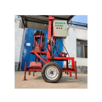 China Construction material stores artesian well drilling rig water well drilling rig bit small portable water well drilling rig for sale